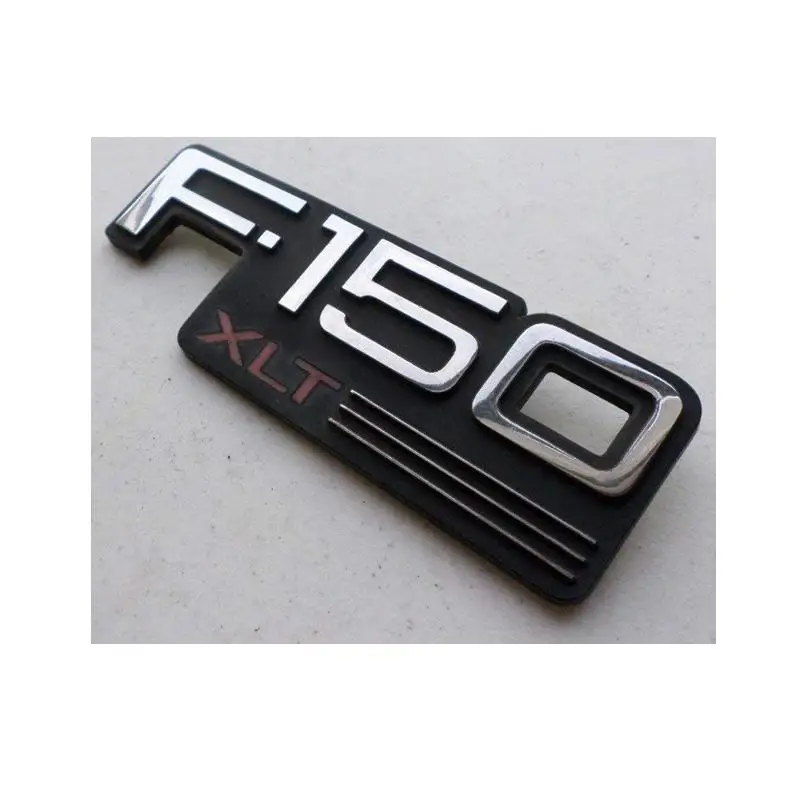 

2PCSXABS Plastic F150 F-150 F150XLT F-150XLT Car Sticker Emblem Badge Embleme Emblema Without 2Prongs