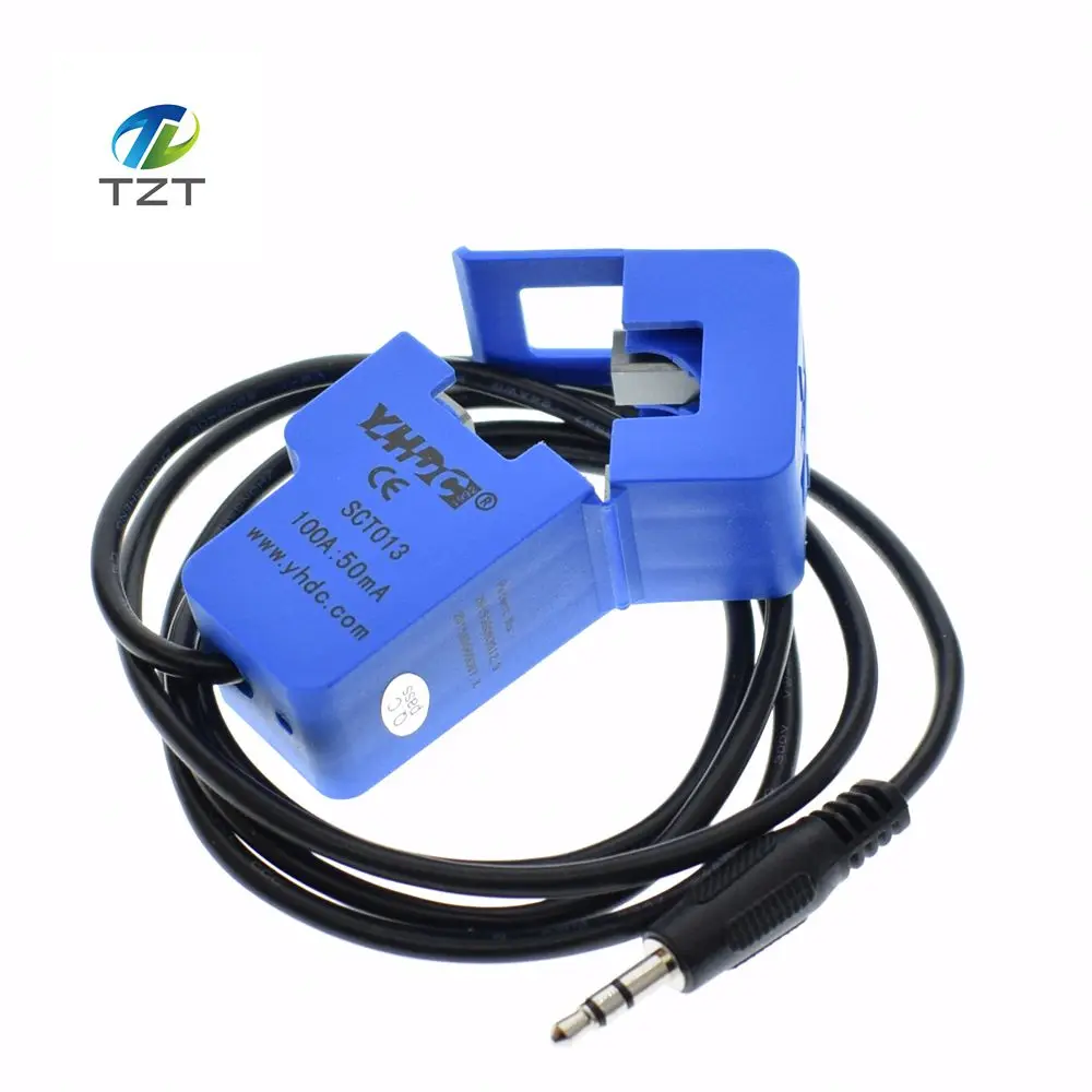 1 шт. неинвазивный сплит сердечник трансформатор тока переменного Датчик 100A SCT 013