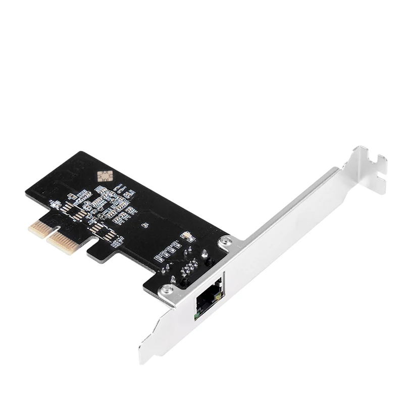 Сетевая карта PCI Express X1 RJ 45 Port 2 5G/1000M/100M/10M гигабитный Ethernet адаптер Проводная сеть LAN