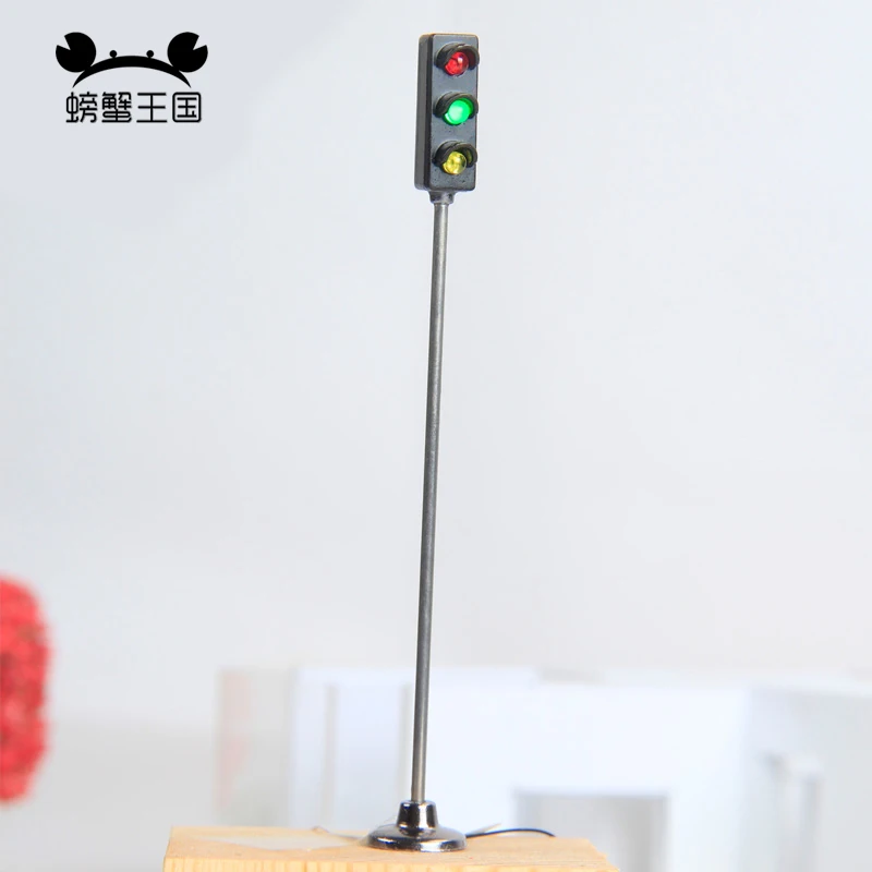5 шт. модель железная дорога 3-Light Block Signals хо масштаб 11 см 14 Светодиодная светофора
