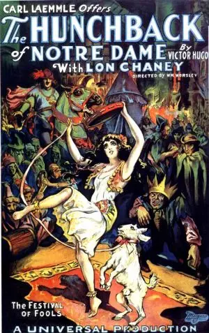 1923: горбун Нотр-Дам лучшая старая Классическая пленка из фильма искусственная