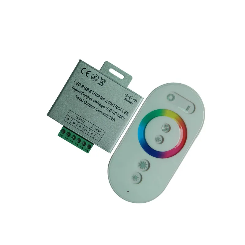 

5X High quality wireless touching RGB LED strip controller free shipping