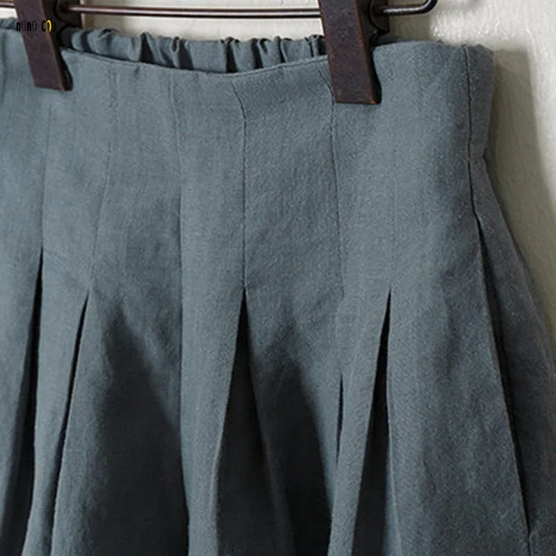 Широкие штаны для девочек подростков летние повседневные Хлопковые Штаны до