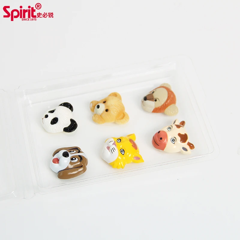 Spirit 5 цветов 3D анимированные животные милый детский стетоскоп сменный одна