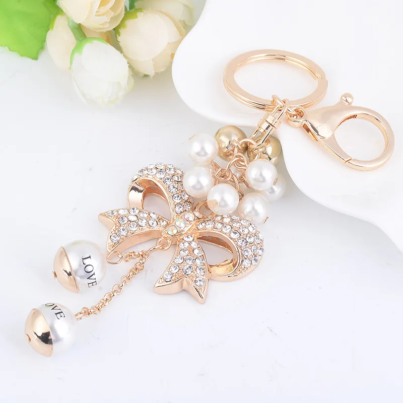 Высокое качество имитация жемчуга бусины кулон брелок к банту сумки кристалл