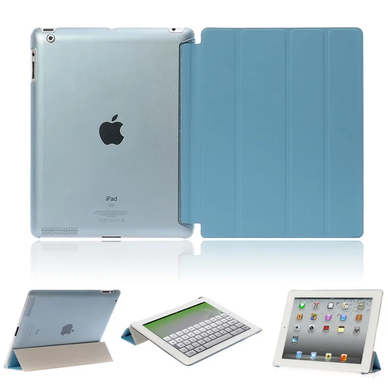 Лидер продаж новинка чехол для iPad 2/3/4 модели A1460 A1458 A1459 retina ультра тонкий Auto Sleep 2013