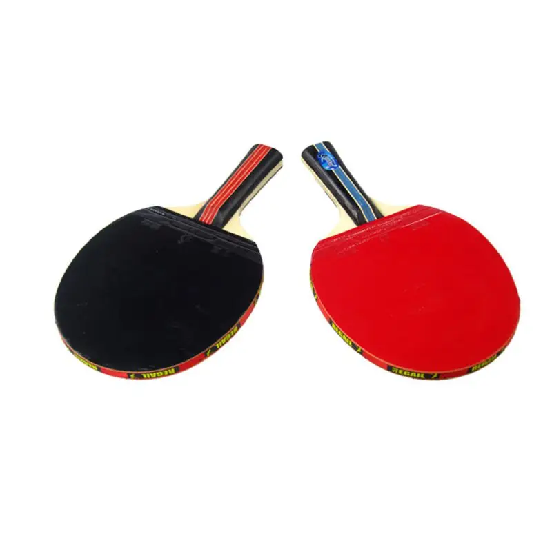 1pc New Long Handle Shake-hand Table Tennis Racket Rackets Ping Pong Paddle + Waterproof Bag Pouch Red Indoor | Спорт и развлечения
