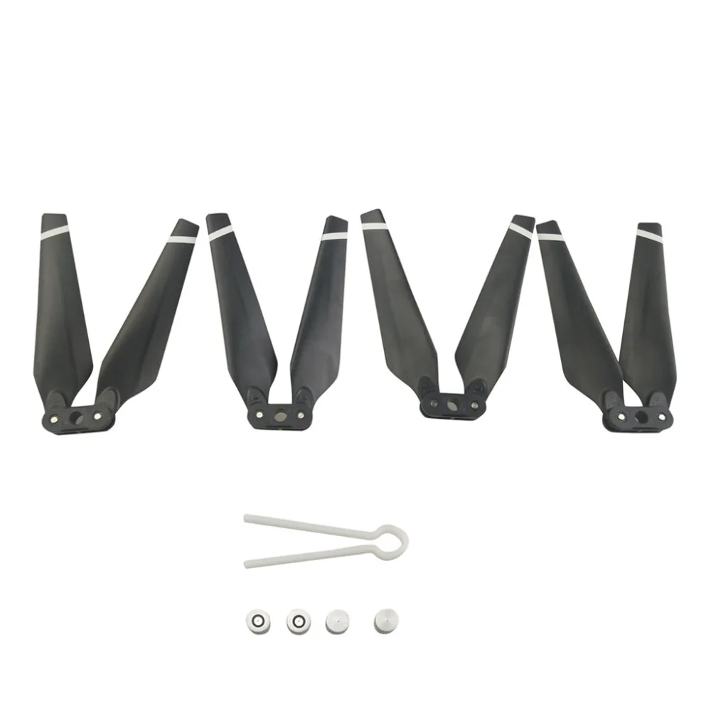 

Складные пропеллеры для квадрокоптера Huban H501S H501C H501A H501C H501M H501S W H501S pro MJX B2C B2W Bugs 2 D80 F18 F200SE, черный
