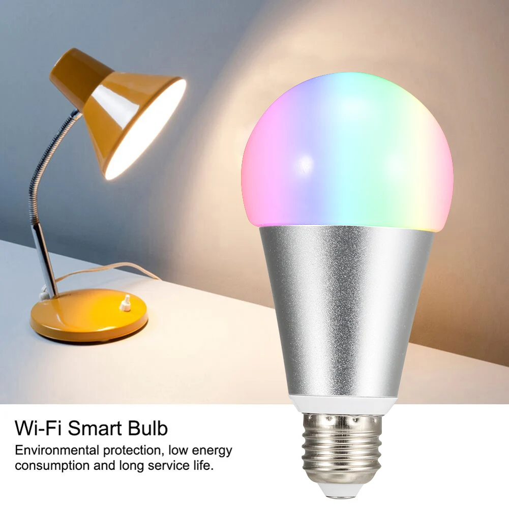 Best' 1 шт. Wifi Умная лампа RGB с регулируемой яркостью мобильного телефона