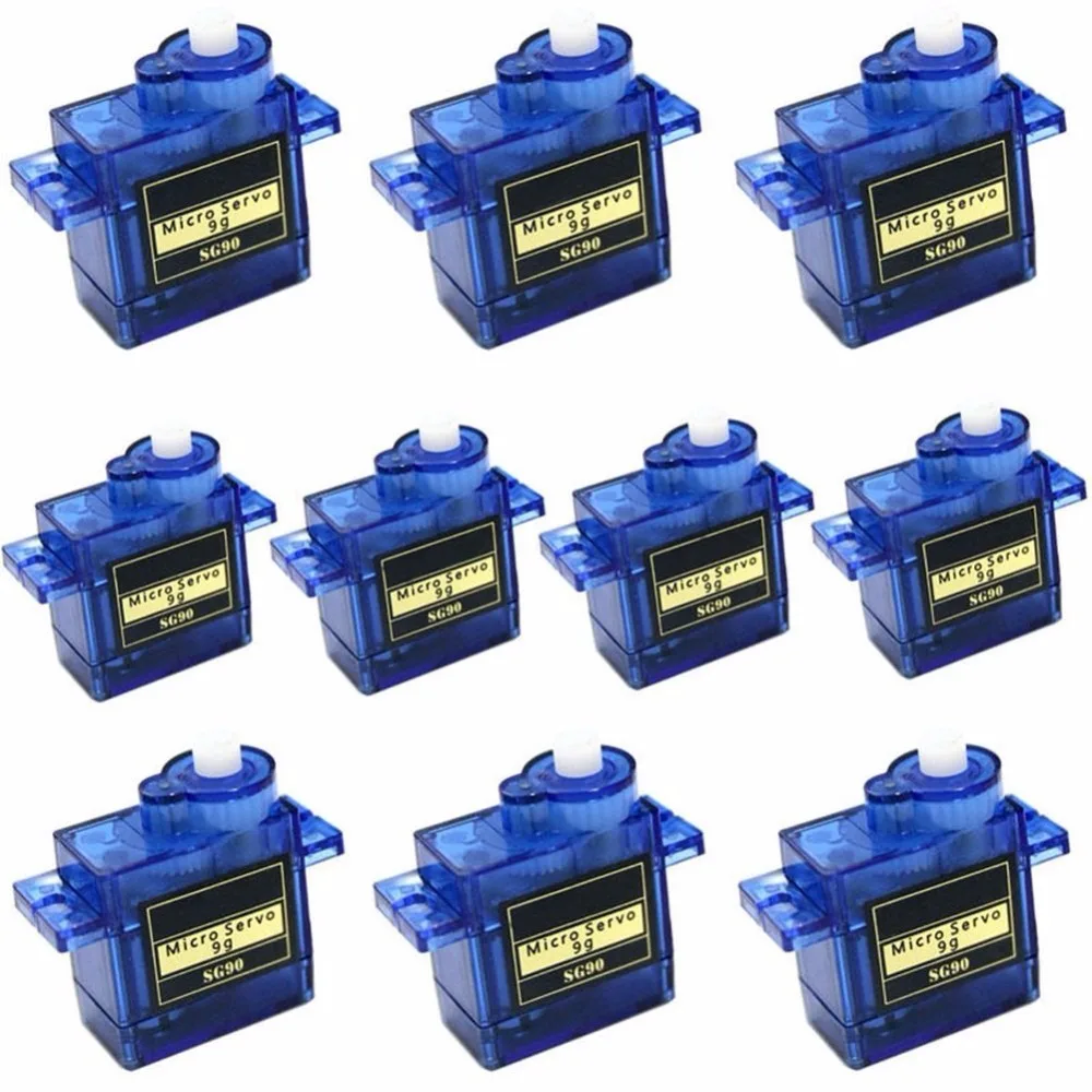 10 x SG90 9g мини микро сервопривод для RC 250 trex 450 Вертолет Самолет автомобильные
