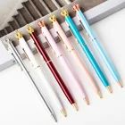 Шариковая ручка с алмазным наконечником, профессиональная офисная металлическая шариковая ручка 0,7 мм, ручка для письма, школьные Канцтовары, ручки для подписи, 1 шт.