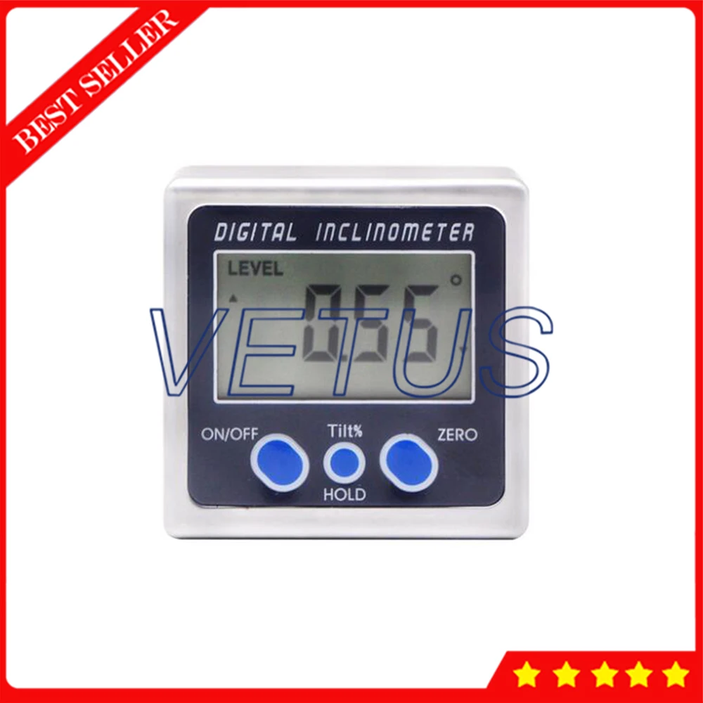 2*180 Мини цифровой Inclinometer5415-180 Eelectronic Bevel Box транспортир измеритель уровня угла с 3
