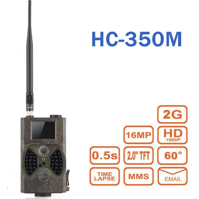 Сотовый 2G MMS SMTP охотничья камера следа HC350M камеры дикой природы фото ловушка ночного видения беспроводное отслеживание наблюдения