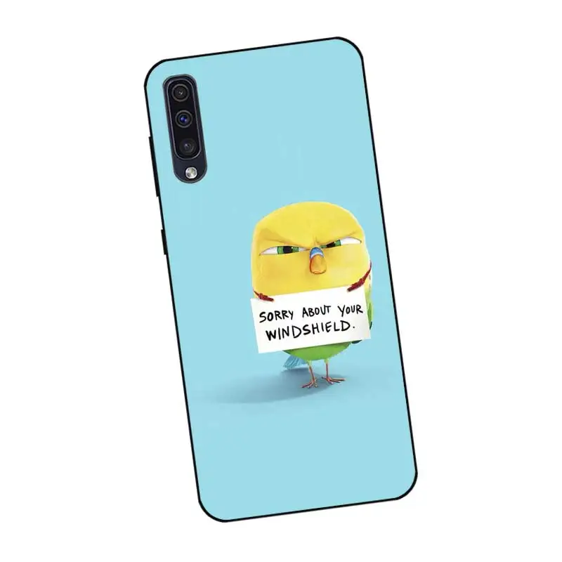 N449 Тоторо Смарт Черный силиконовый чехол для samsung Galaxy A2 Core A6 A7 A8 A9 A10 A30 A40 A50 A60 A70 A80 A90