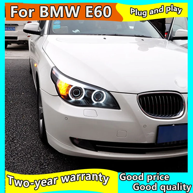 Автостайлинг для 5 серии E60 фасветильник s 2003 2010 светодиодный ная фара ангельские