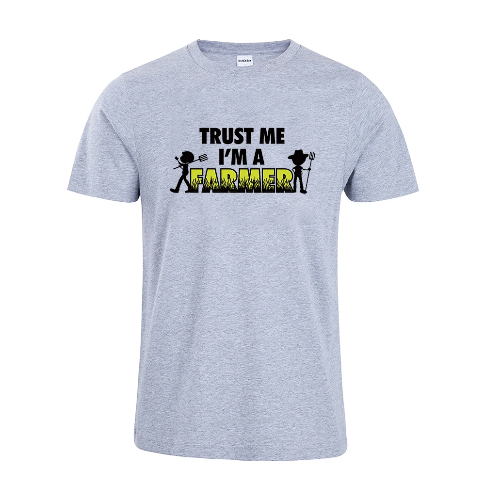 Футболка в стиле унисекс Trending Trust me im a farmer | Мужская одежда