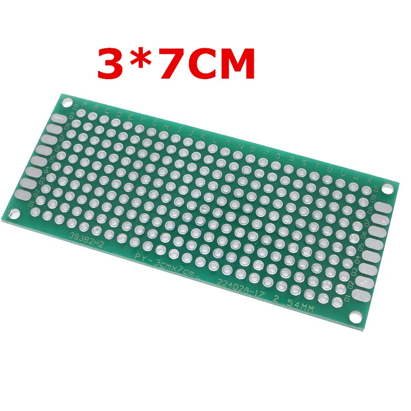 16 шт. Двухсторонний PCB Луженый 2 54 мм Печатная плата FR4 1 6 универсальный 2*8 3*7 4*6 5*7 6*8