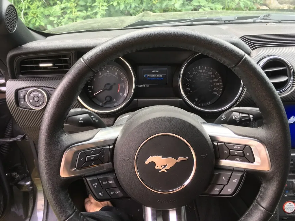 Подходит для FORD MUSTANG 2015 2016 2 3 t автомобильная отделка из углеродного волокна|trim| |