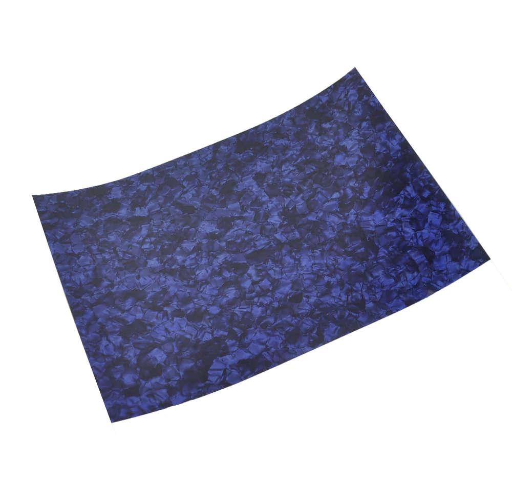 

Gauge 0.71mm Pearl Blue Celluloid Sheet 300x700mm for Pickguard Custom Inlays Guitar Pick Luthier