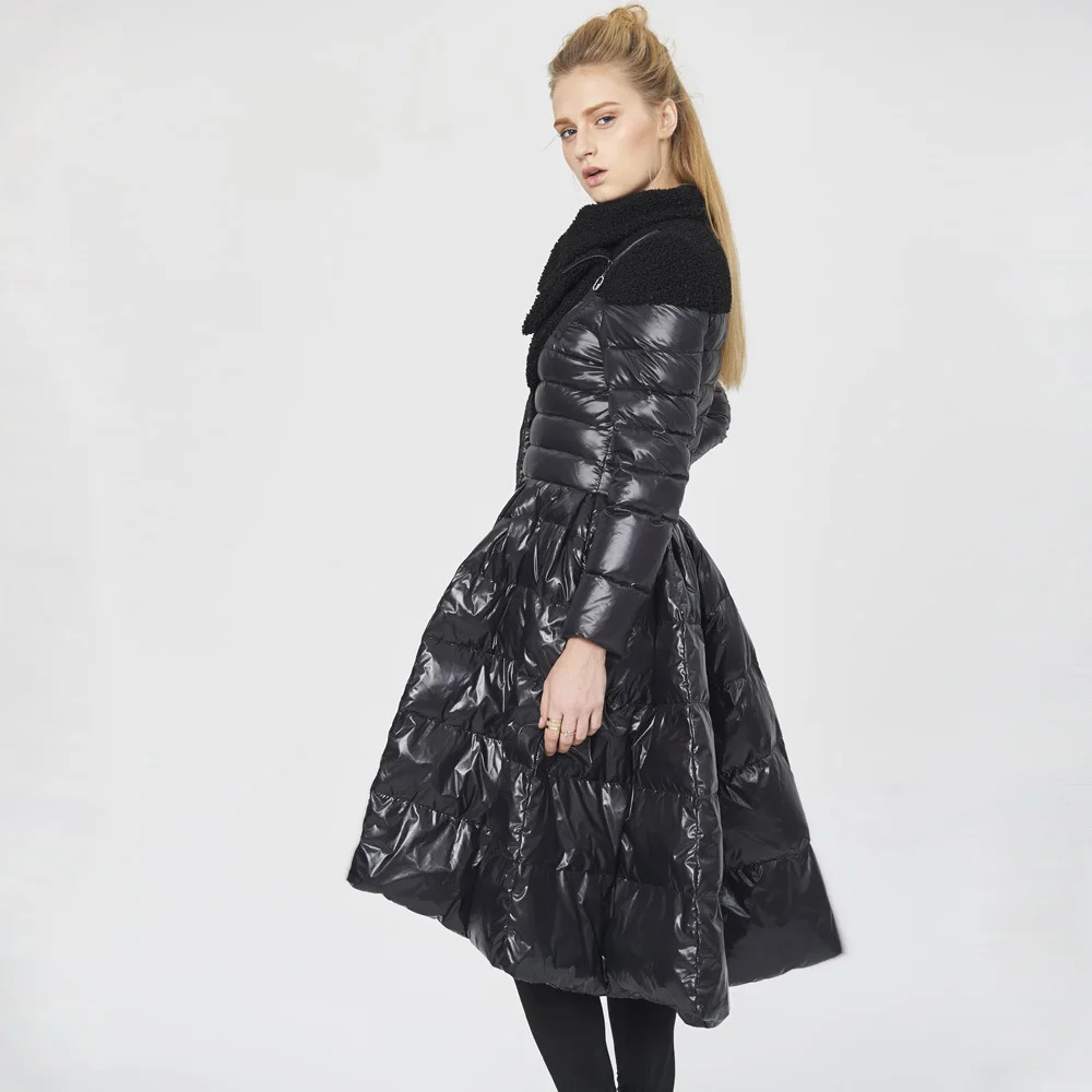 Женский пуховик с принтом Donsjassen dames большими качелями 2019|dames|dames parkadames jacket |