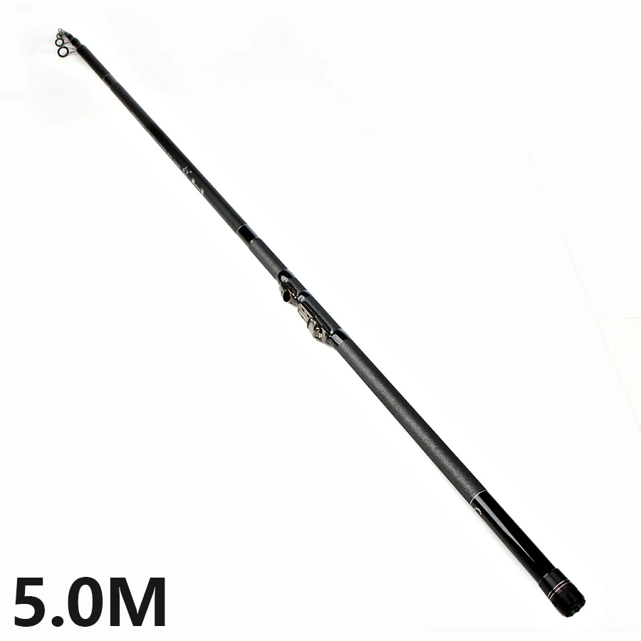 FISH KING рыболовные снасти 5 м 99% углерод 30-60LB 2 секции Рок Удочка спиннинг Литье удочка Карп полюс приманка для морской рыбалки - Цвет: Белый