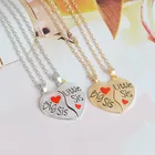 Лидер продаж, 2 шт.компл., большая звезда, маленькая звезда, бриллиантовая цепочка, лучший подарок