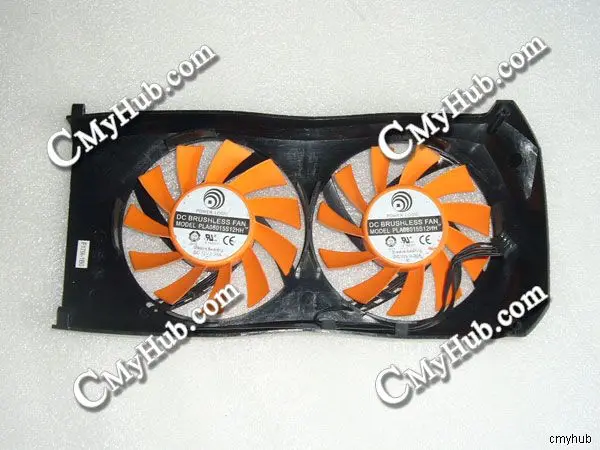 Подлинный для MAXSUN Palit GEFORCE GTX 560Ti для power Logic PLA08015S12HH DC12V 0.35A 3+ 4 провода 4Pin Вентилятор охлаждения графической карты