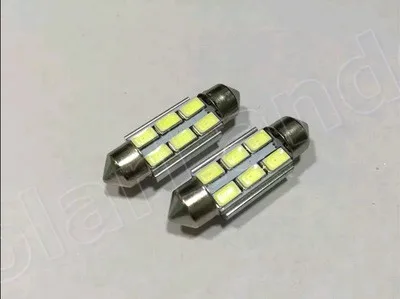 2 шт. 10 Вт 41 мм 6SMD светодиодные лампы Купол белый авто f эстоун наружные для