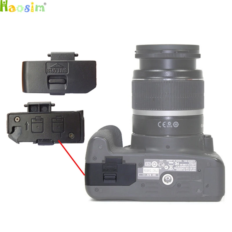 Крышка батарейного отсека для canon 20D 30D 300D 350D 400D 450D 500D 1000D 1100D 1200D 700D T5i 650D 10 шт./лот