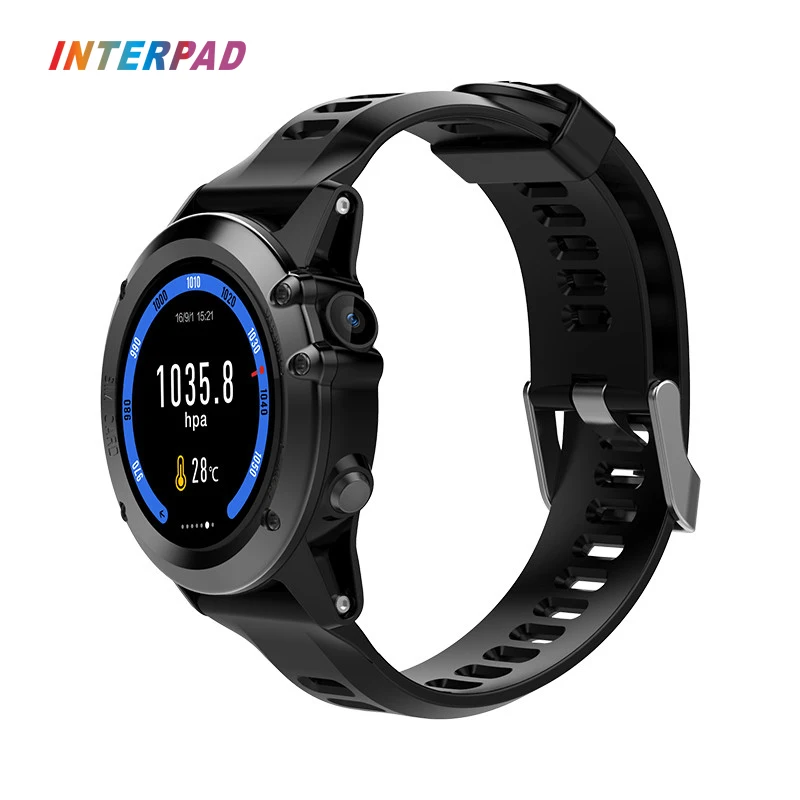 Interpad новый дизайн 3G GPS Смарт часы Android MTK6572 512 Мб 4 Гб WIFI IP68 водонепроницаемый 5 Мп