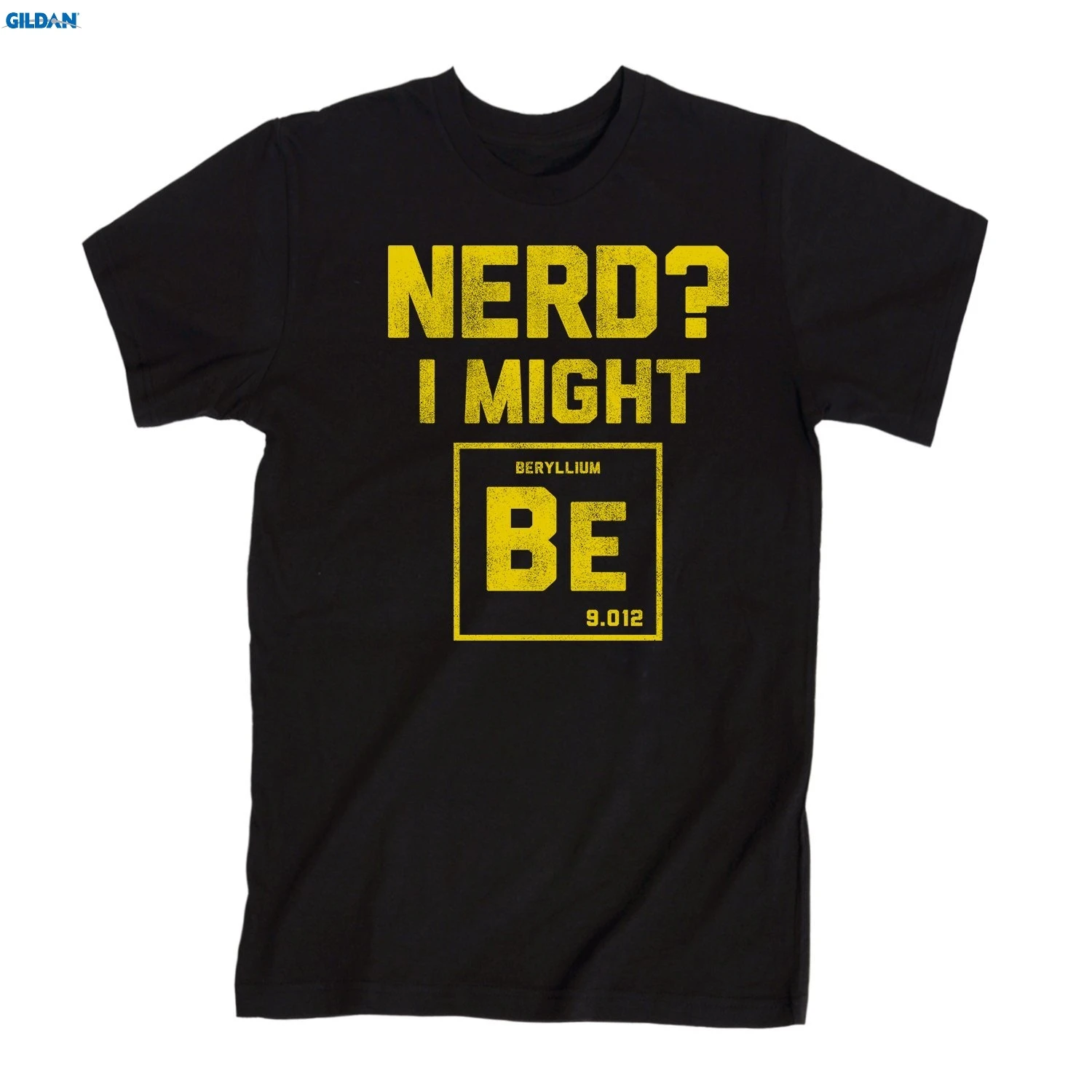 GILDAN Nerd Might Be-Adult футболка с коротким рукавом Топ модные футболки - купить по