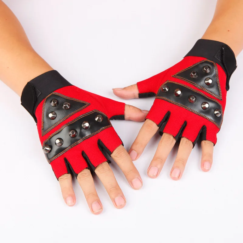 Модные спортивные перчатки для упражнений мужчин и женщин варежки без пальцев