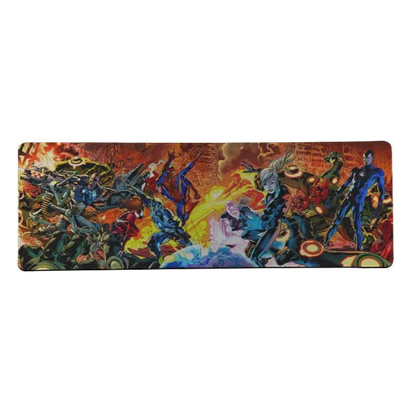 LockEdge 30x80cm Babaite горячая Распродажа комиксов Marvel Человек-паук Удобная мышка коврик игровой коврик для мыши уникальная настольная панель игра Lockedge большой коврик для мыши - Цвет: LockEdge 30x80cm