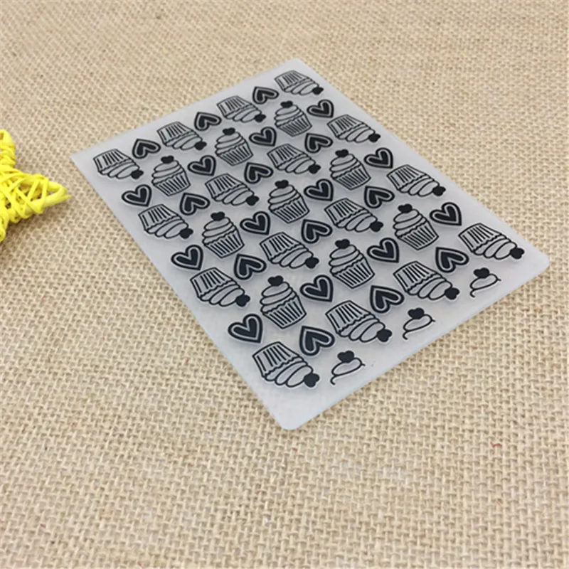 Пластиковая папка для тиснения сердца скрапбукинга DIY альбом карта инструмент