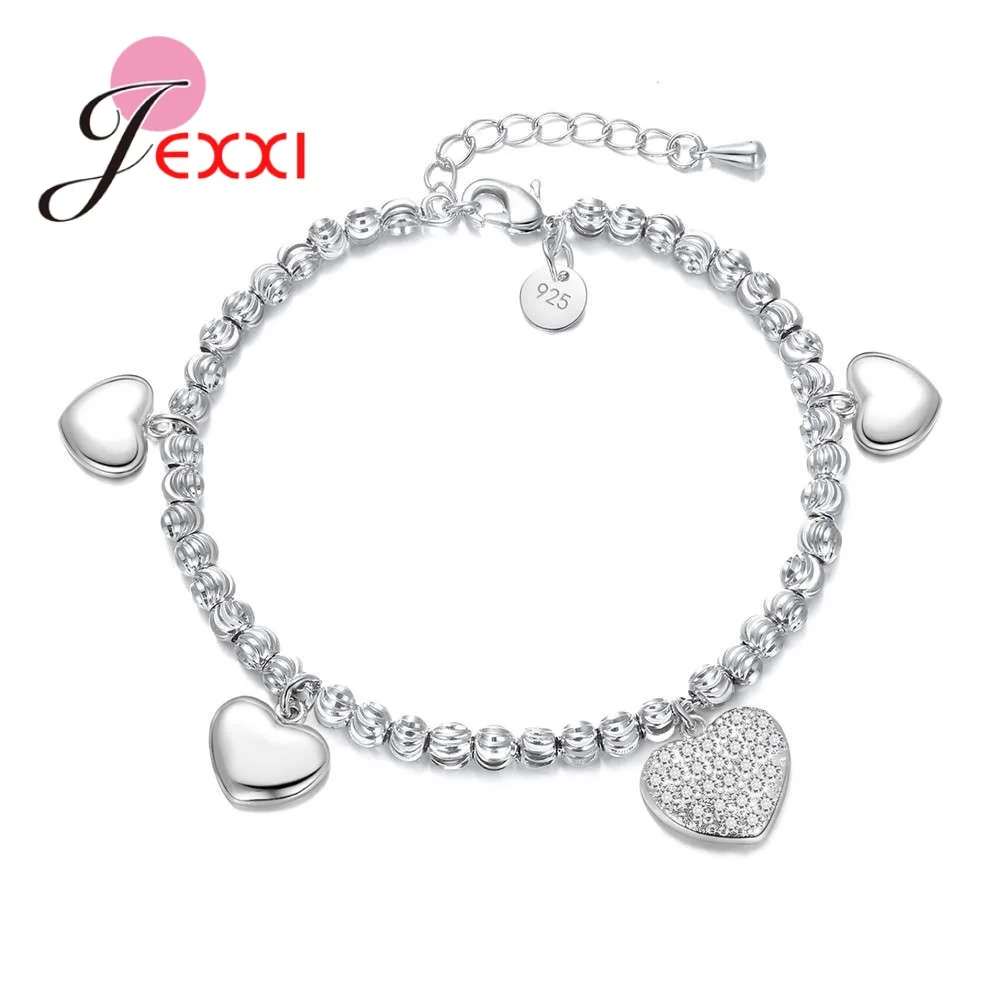 Регулируемый Браслет Bijoux цвет серебристый 925 пробы высокое качество в форме