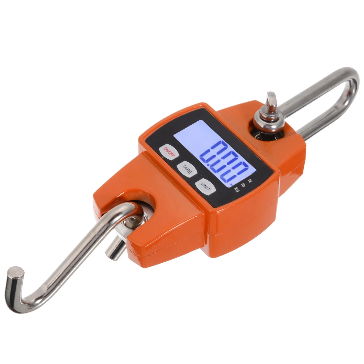 

1pc Digital Crane Scale 300kg/600lb Heavy Duty Digital Mini Electronic Hanging Hook Weighing Luggage With LED Display