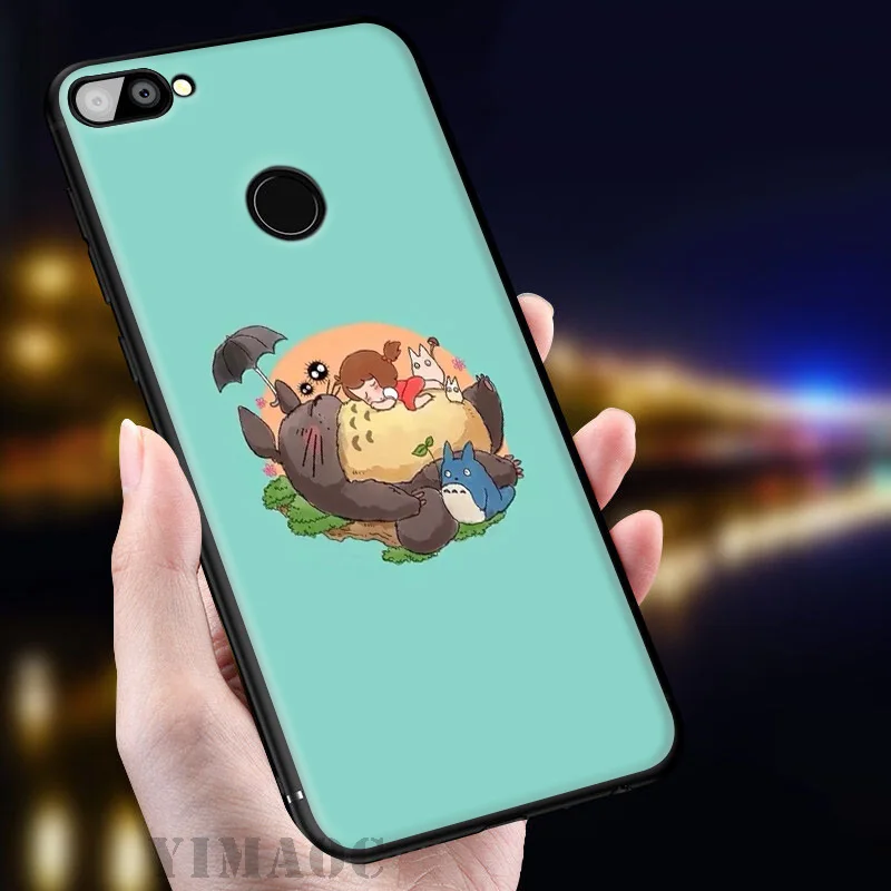 YIMAOC My Neighbor Totoro Soft Case for Huawei Honor View 20 10 8X 8 8C 6A 7A 7X 7C Lite Pro Y9 Y7 Y6 Prime 2018 2017 |