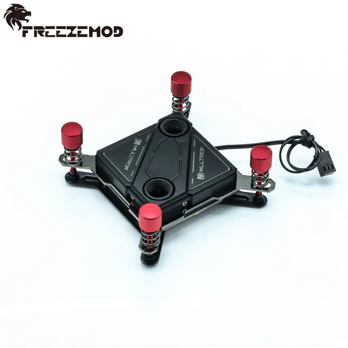 FREEZEMOD медный 60*60 мм ЦП черный водяной охлаждающий блок с сисветильник Том