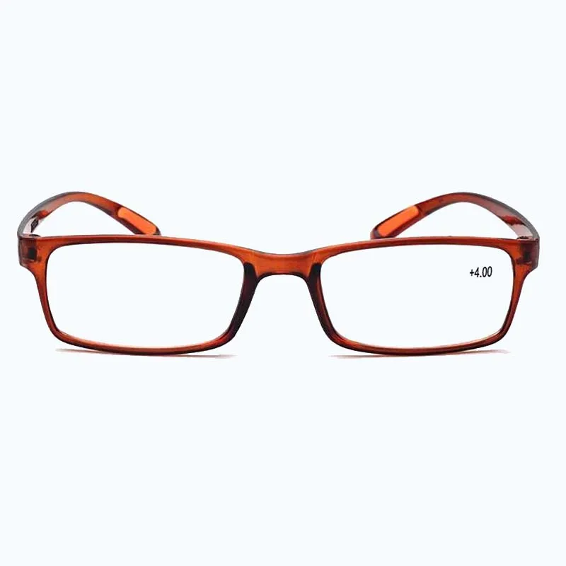 Ультрамягкий светильник TR90 очки для чтения в пластиковой оправе пожилых людей