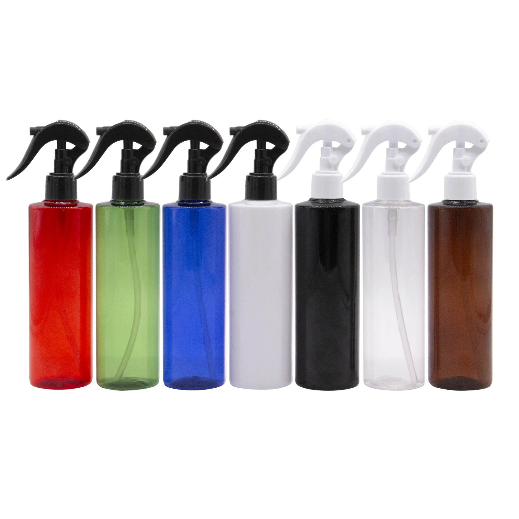 250ml Empty Plastic Cosmetic Containers Mouse Trigger Spray Pump ,Makeup White Black Bottle Trigger Mist Sprayer 25pc/lot