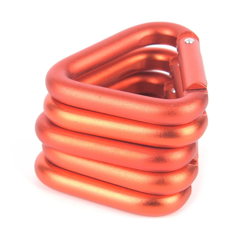 Карабин из алюминиевого сплава для альпинизма кемпинга карабин с замком винт D