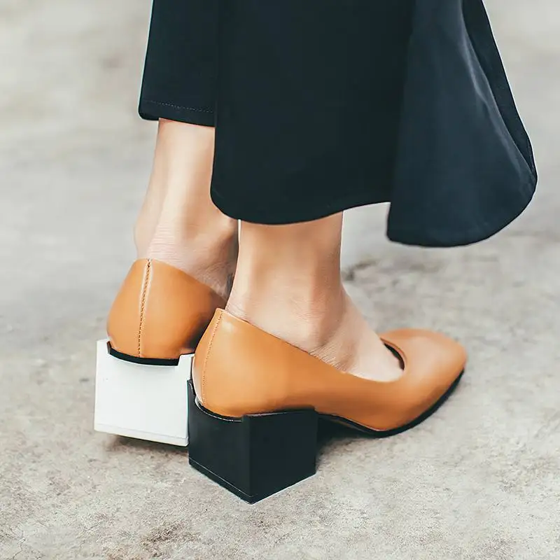 

Hot High Quality Fashion Shoes Women High Heels Slip Women Pumps Solid Color Toe Elegant High Quality Dress Office Lady Shoes