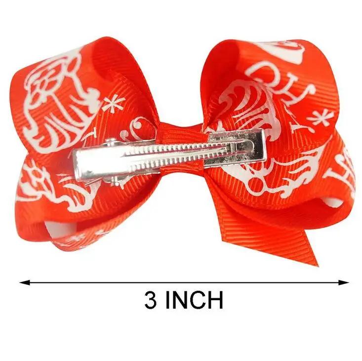 Free Shipping 25pcs/lot 3&quot HOLIDAY Boutique Hair Bow | Аксессуары для одежды