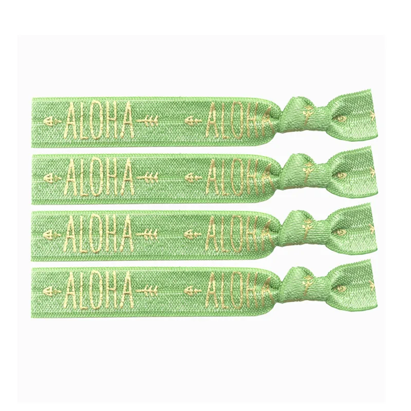 Новое поступление 6 цветов 30 шт. 5/8 дюйма Aloha Arrow эластичная лента с принтом из