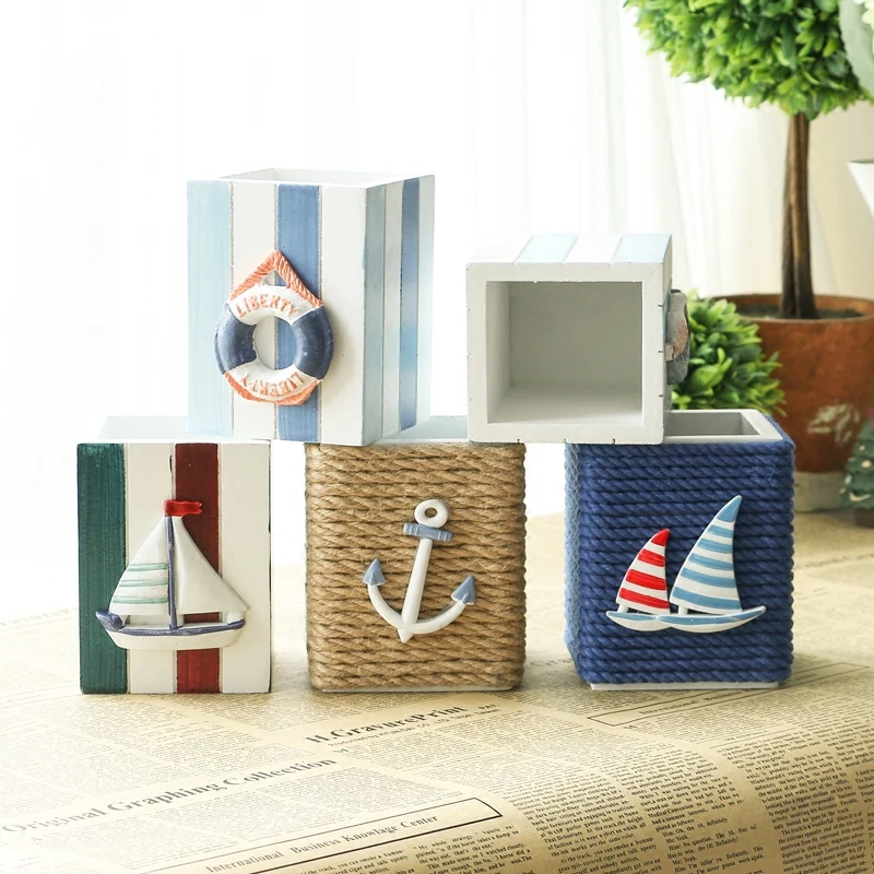 Многофункциональный Средиземноморский Стиль простой подставка для ручек горшок