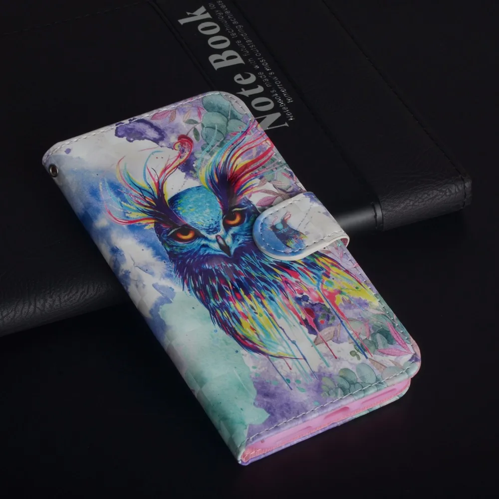 

For LG K8 2018 Case 3D Painting Flip Case For LG K8 2018 LG K9 Cover PU Wallet Case Leather Funda Capa For LG K9 X210 LV3 2018