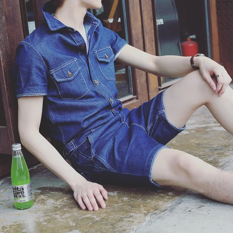 Новинка! 2017 японский мужской ретро уличный повседневный комбинезон тонкий