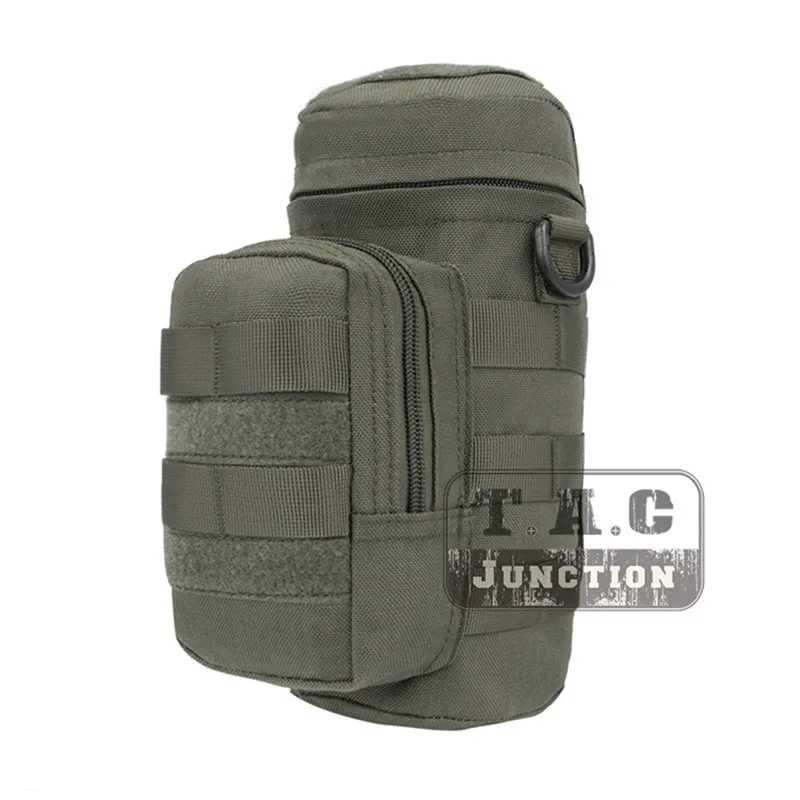 Emerson тактический MOLLE H2O гидратация бутылки воды перевозчик Карманный чайник утилита мешок EmersonGear воды сумка поясные сумки на плечо - Цвет: FG
