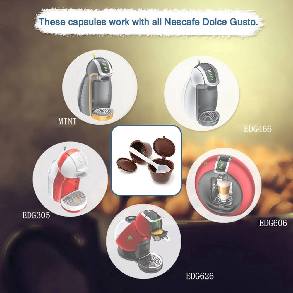 Пластиковый многоразовый кофе фильтр капсула чашка для Dolce Gusto Nescafe