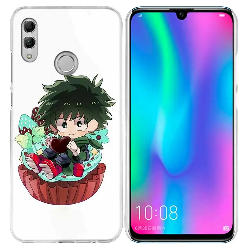 Тонких листов Kawai мой герой чехол для huawei Honor 8X Y9 9 10 Lite Play 7C 8C 8S 8A фотоаппаратов моментальной печати 7S 7A Pro V20 20i Y6 Y7 Y5 Жесткий Чехол для мобильного телефона